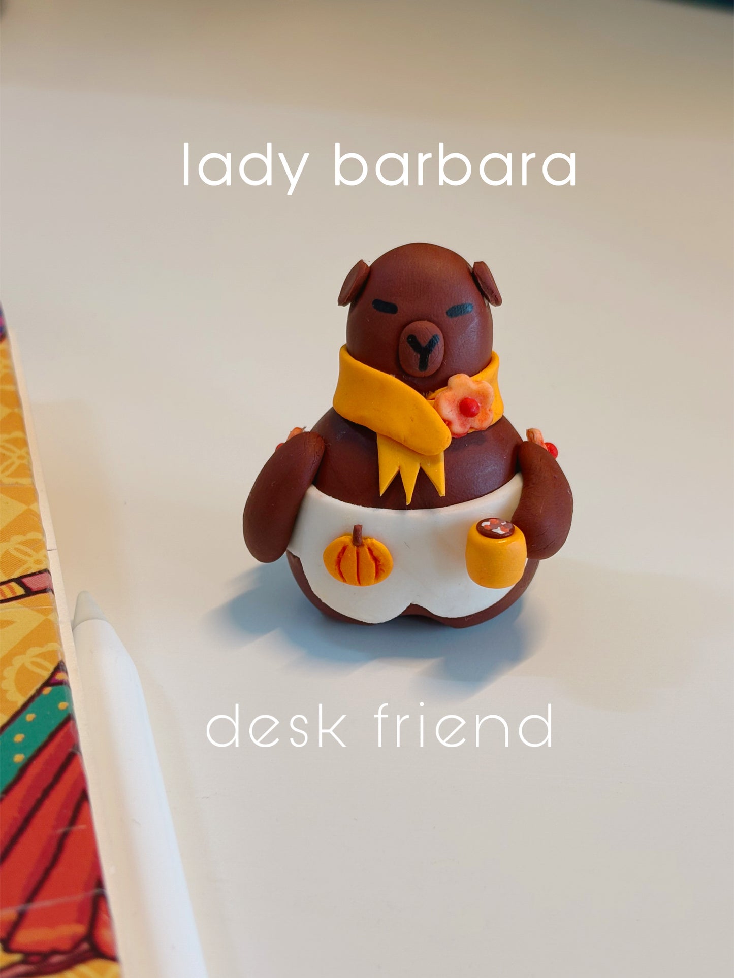 Pumpkin Lady Barbara: Desk Friend