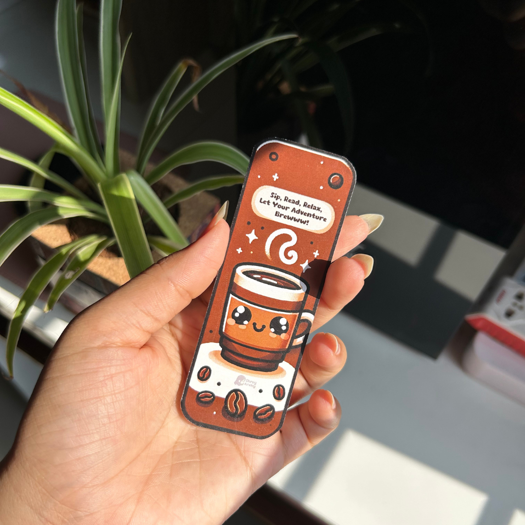 Coffee Theme Bookmarks - Set of Two