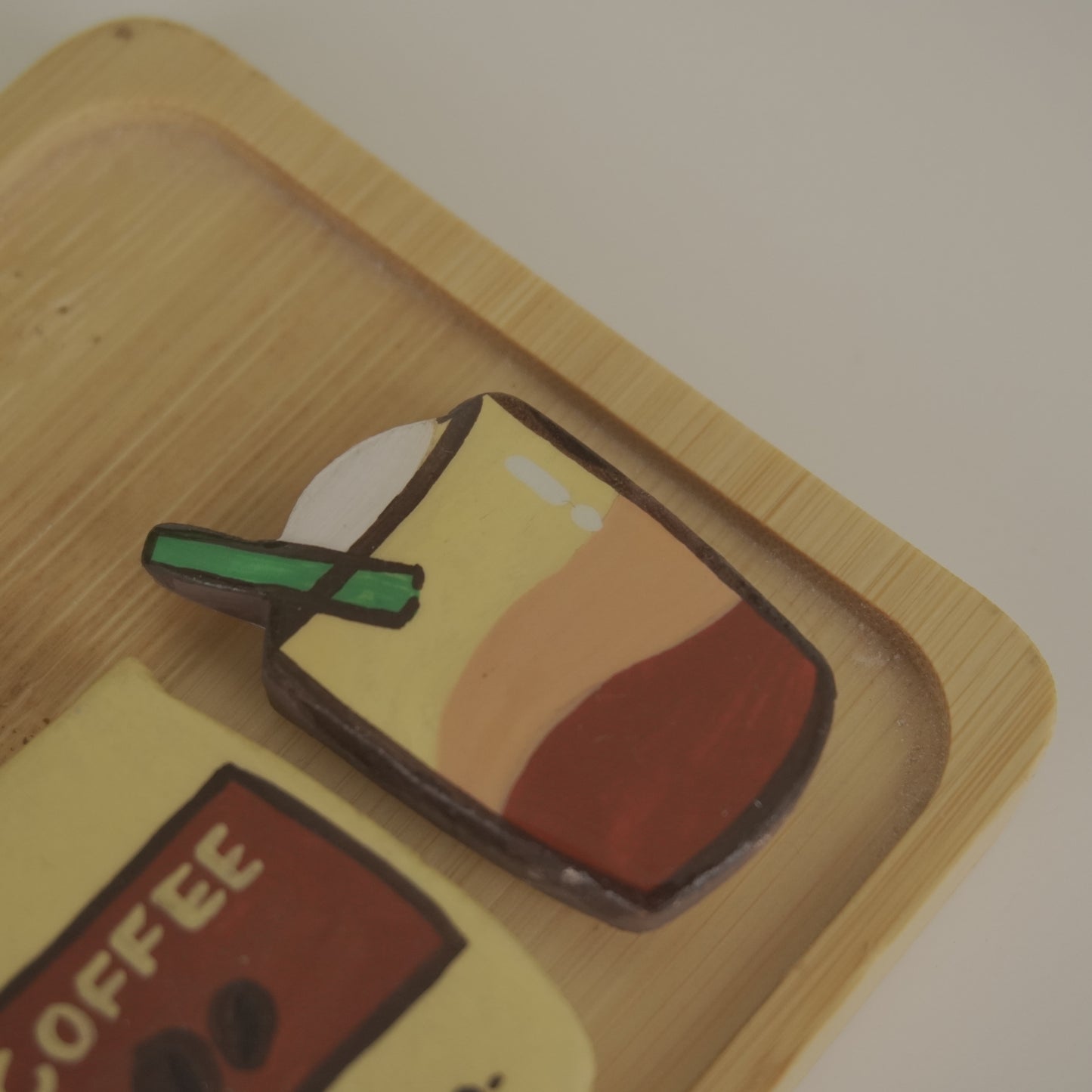 Single Clay Magnet
