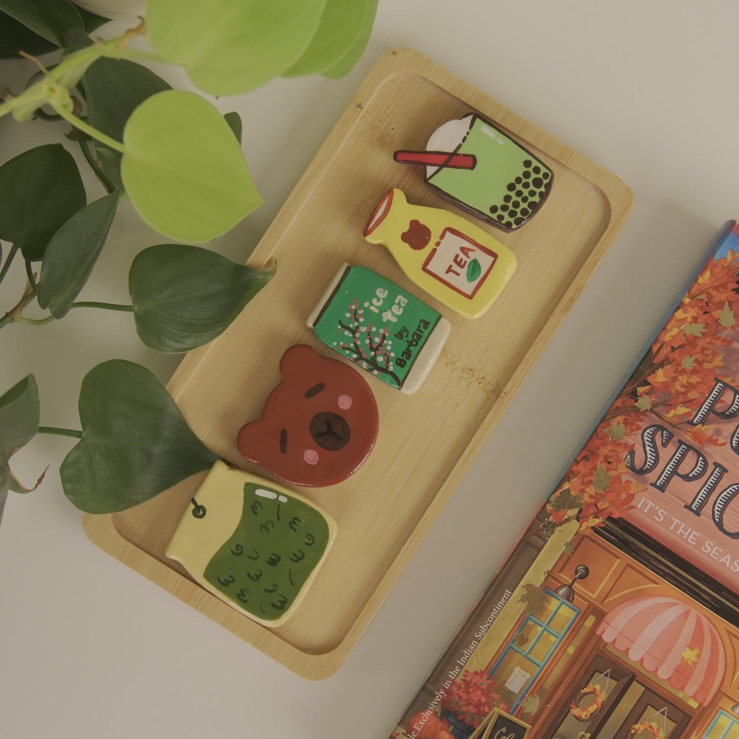 Clay Magnets Set of 5 - Choose Your Theme