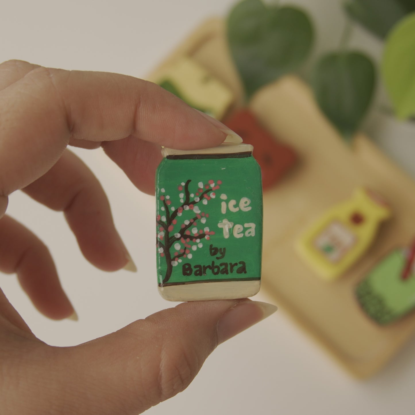 Single Clay Magnet