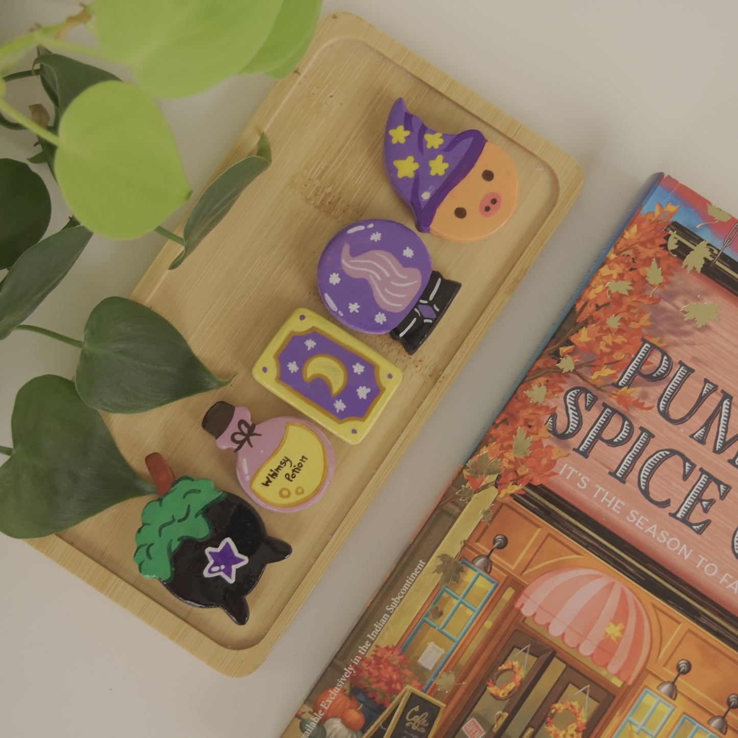 Clay Magnets Set of 5 - Choose Your Theme