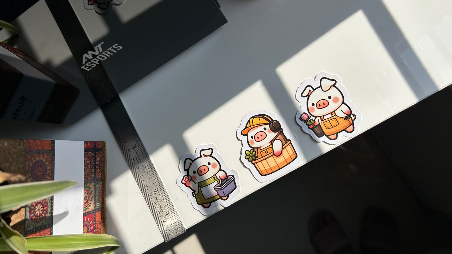Snuggle Snout Sticker (Set of 6)