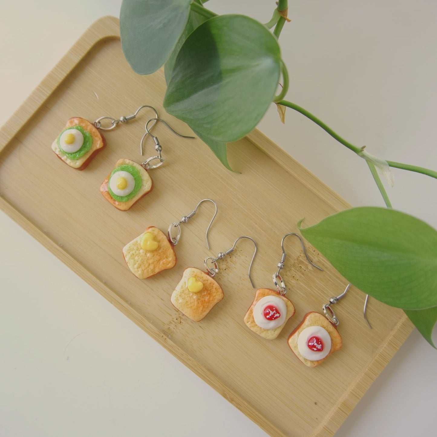 Toast Earrings