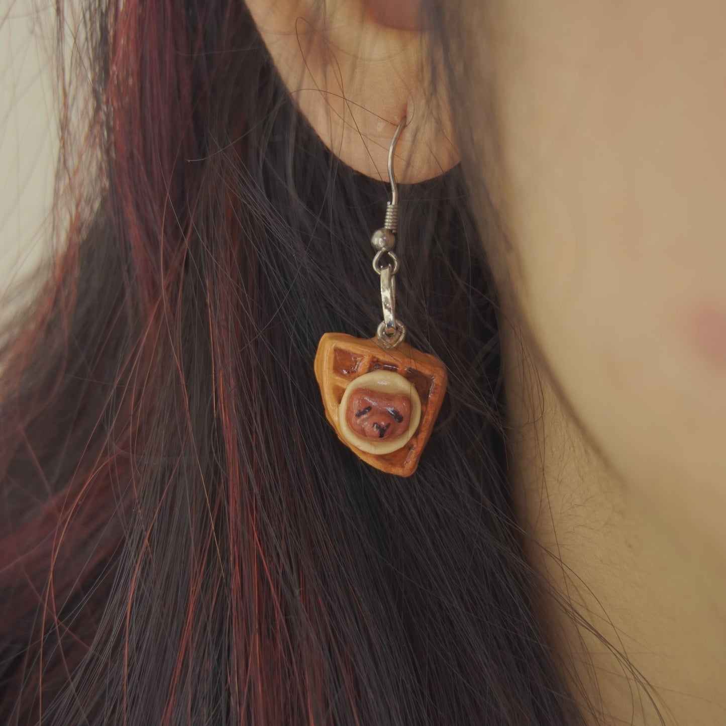 Waffle Earrings