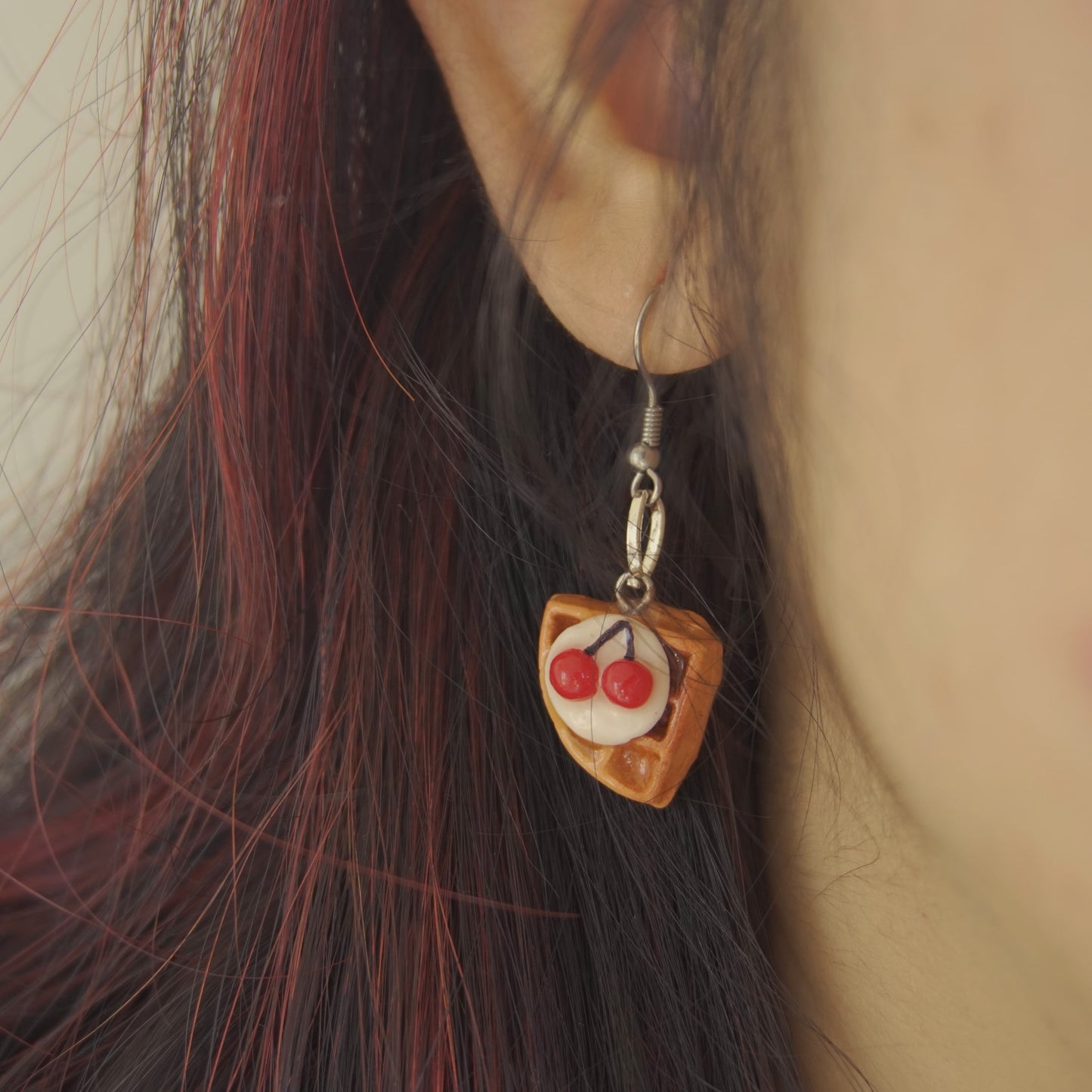 Waffle Earrings