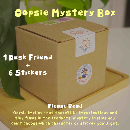 Desk Friend & Sticker Bundle - Oopsie Mystery Box