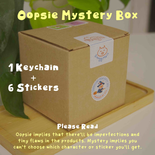 Keychain & Sticker Bundle - Oopsie Mystery Box